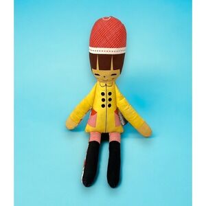 Land Of Nod Hello Doll Suzy Ultman Cloth Fabric Plush Stuffed 18"